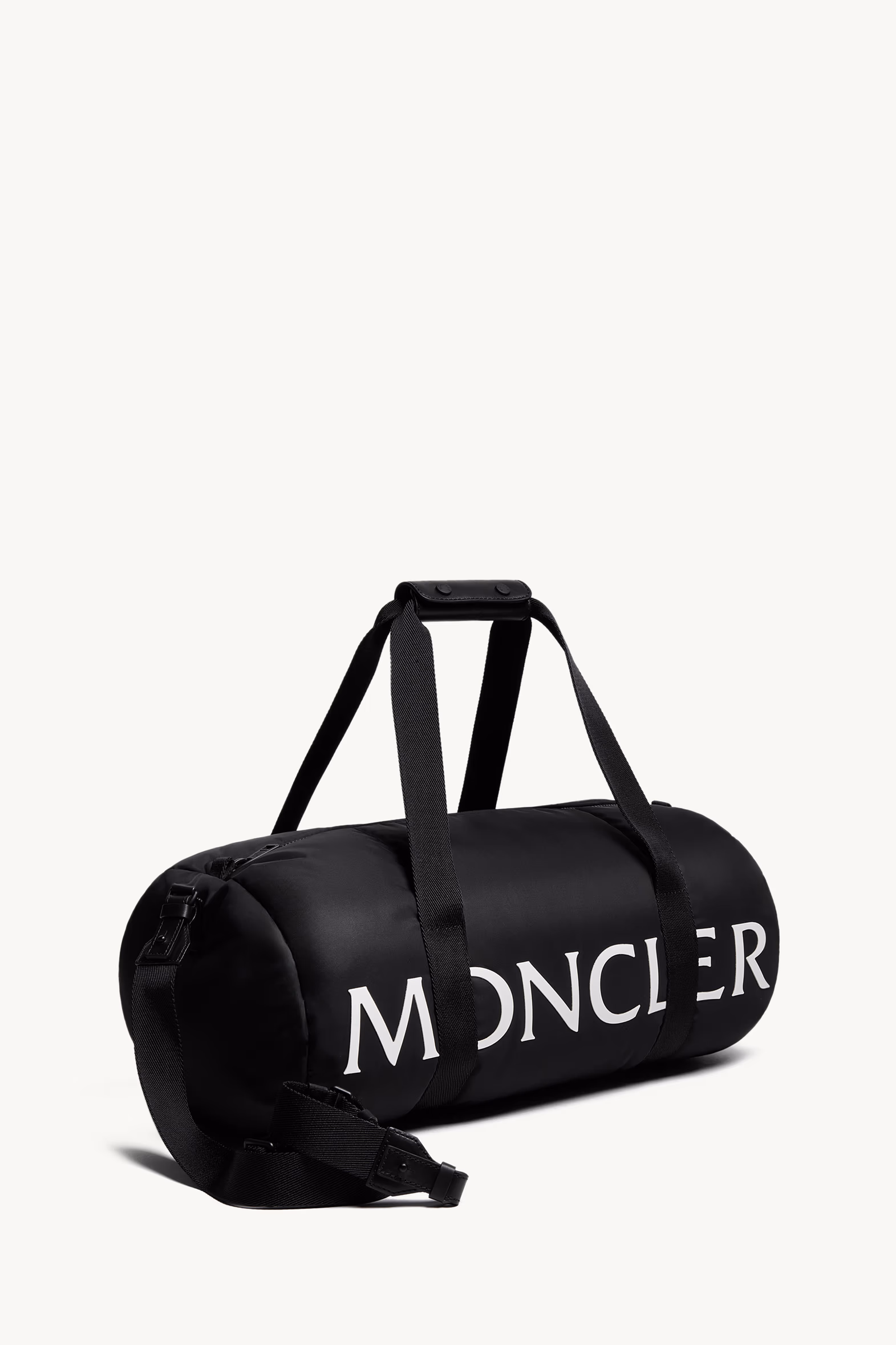 Logo Water-Repellent Down-Filled Duffle Bag Men Black Moncler 3